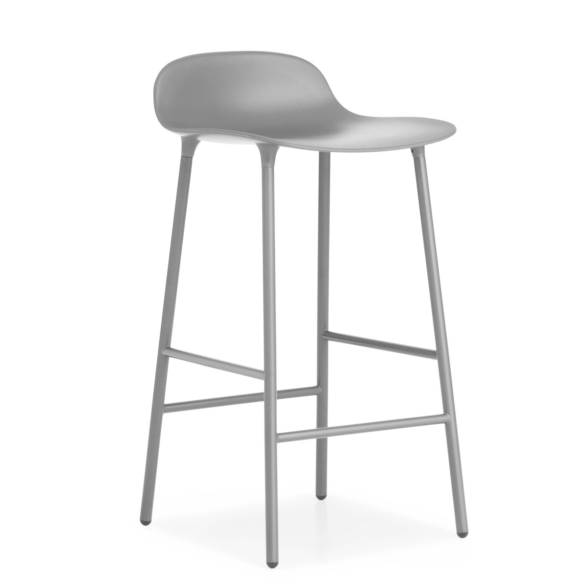 Bilde av Normann Copenhagen Form Chair barstol metallben grå