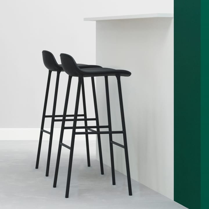 Form Chair barstol metallben - svart - Normann Copenhagen
