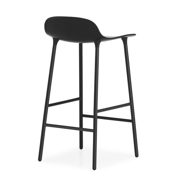 Form Chair barstol metallben - svart - Normann Copenhagen
