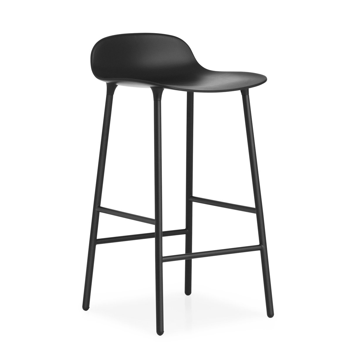Bilde av Normann Copenhagen Form Chair barstol metallben svart