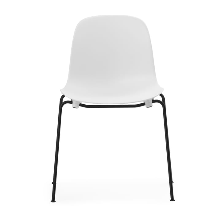 Form Chair stablebar stol svarte ben 2-pakning, Hvit Normann Copenhagen