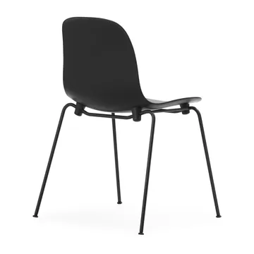Form Chair stablebar stol svarte ben 2-pk, Svart - Normann Copenhagen