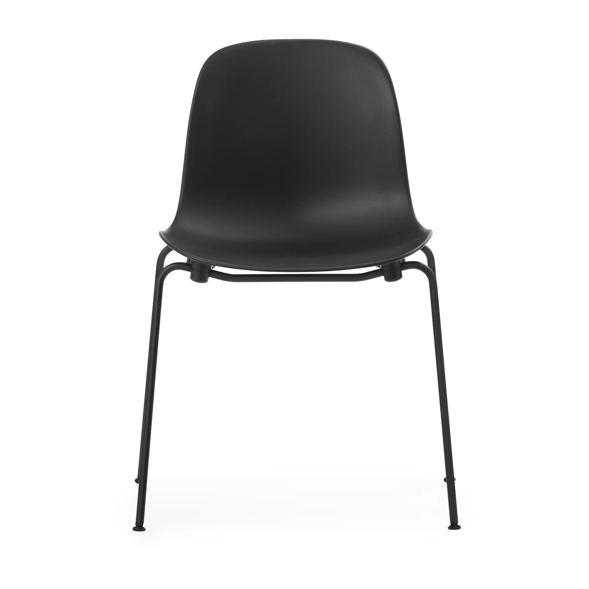 Form Chair stablebar stol svarte ben 2-pk, Svart,  Normann Copenhagen