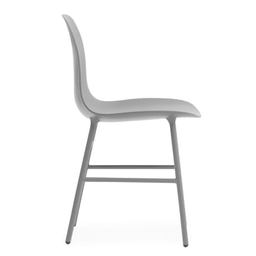 Form Chair stol metallben 2-stk. - grå - Normann Copenhagen