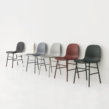 Form Chair stol metallben 2-stk. - svart - Normann Copenhagen