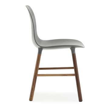 Form Chair stol valnøttben 2-stk. - grå-valnøtt - Normann Copenhagen