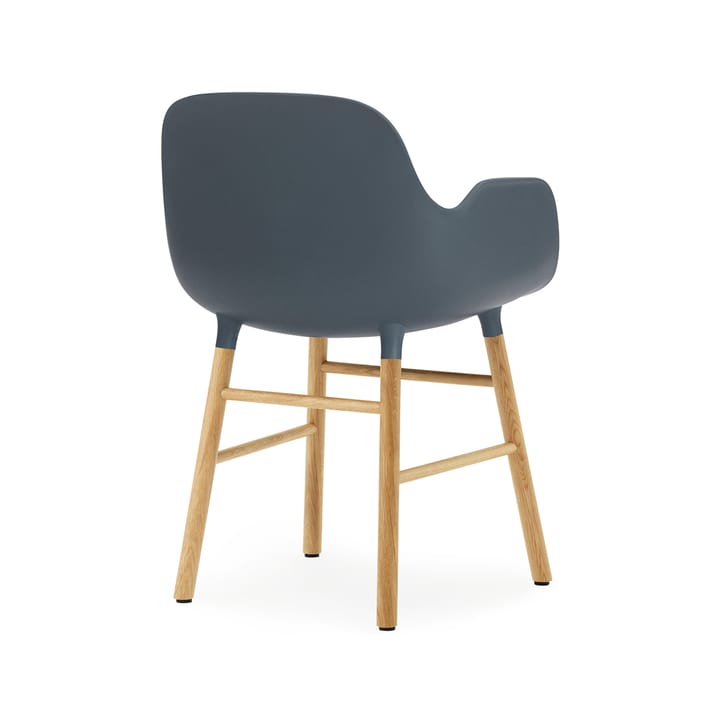Form karmstol, blue, eikeben Normann Copenhagen