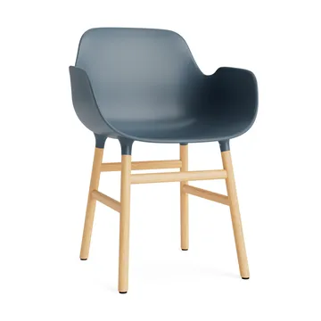 Form karmstol - blue, eikeben - Normann Copenhagen