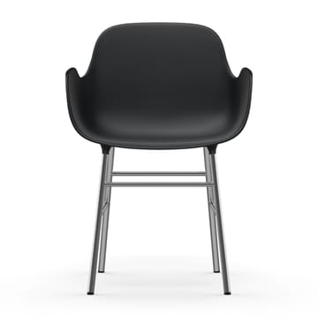 Form karmstol kromede bein - Svart - Normann Copenhagen