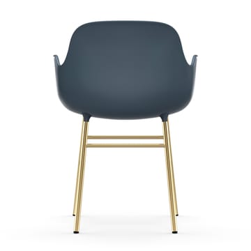 Form karmstol messingsbein - Blå - Normann Copenhagen