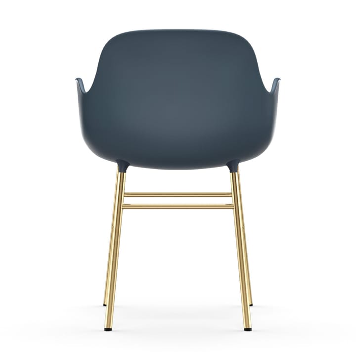 Form karmstol messingsbein, Blå Normann Copenhagen
