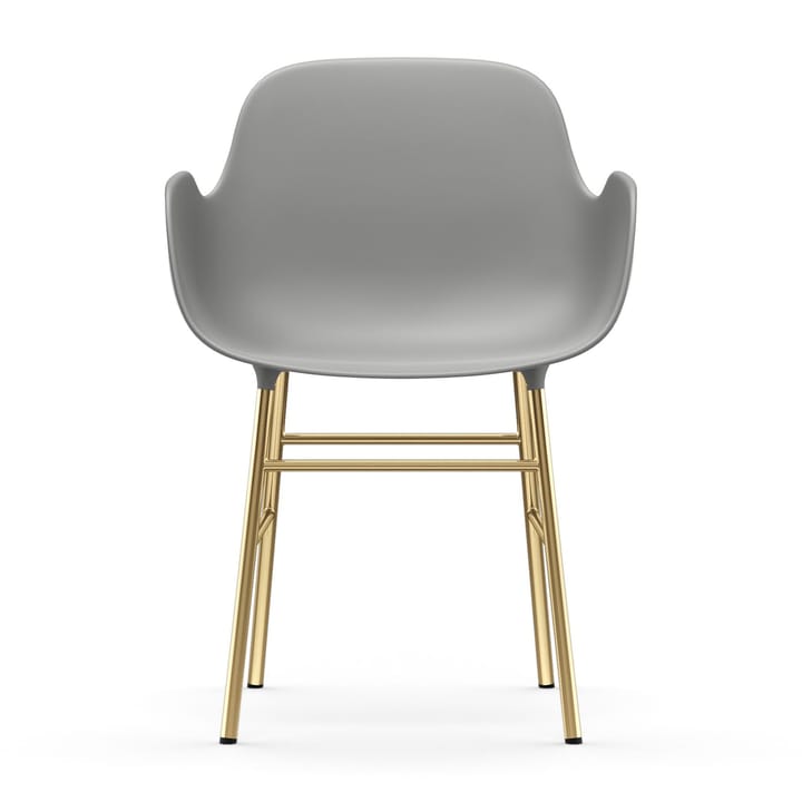 Form karmstol messingsbein, Grå Normann Copenhagen