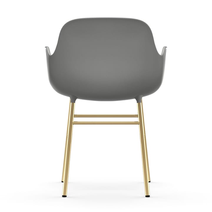 Form karmstol messingsbein, Grå Normann Copenhagen