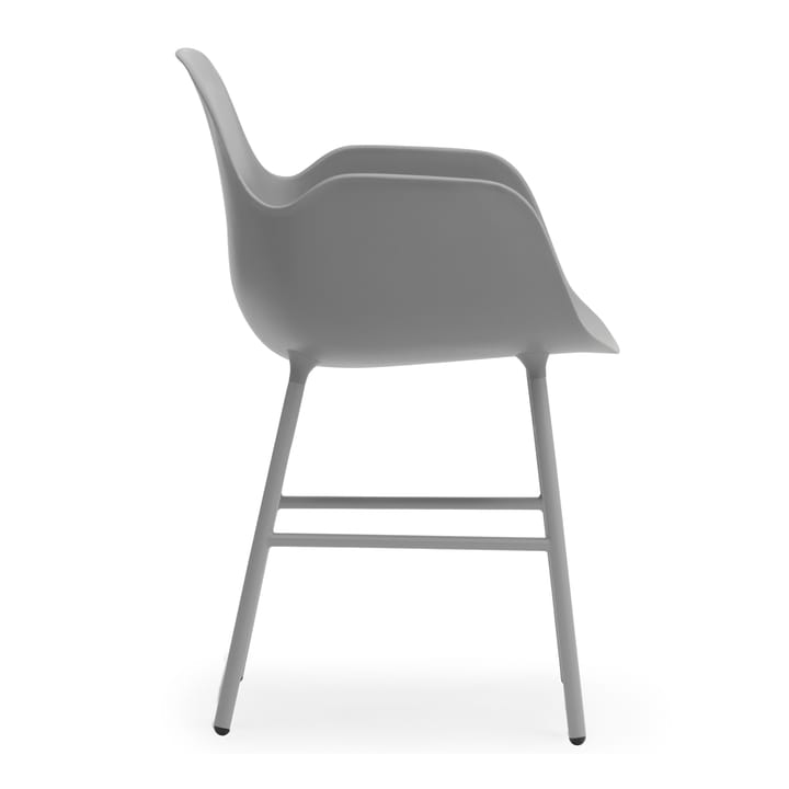 Form karmstol metallbein, Grå Normann Copenhagen