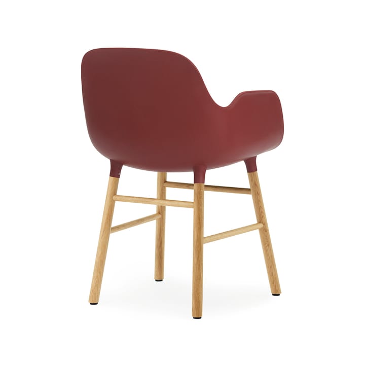 Form karmstol, red, eikeben Normann Copenhagen