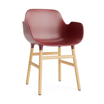 Form karmstol - red, eikeben - Normann Copenhagen
