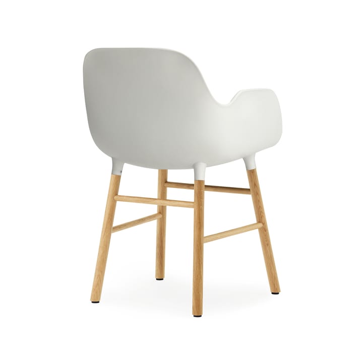 Form karmstol, white, eikeben Normann Copenhagen