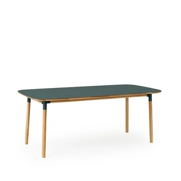 Form spisebord - green, eikeben - Normann Copenhagen