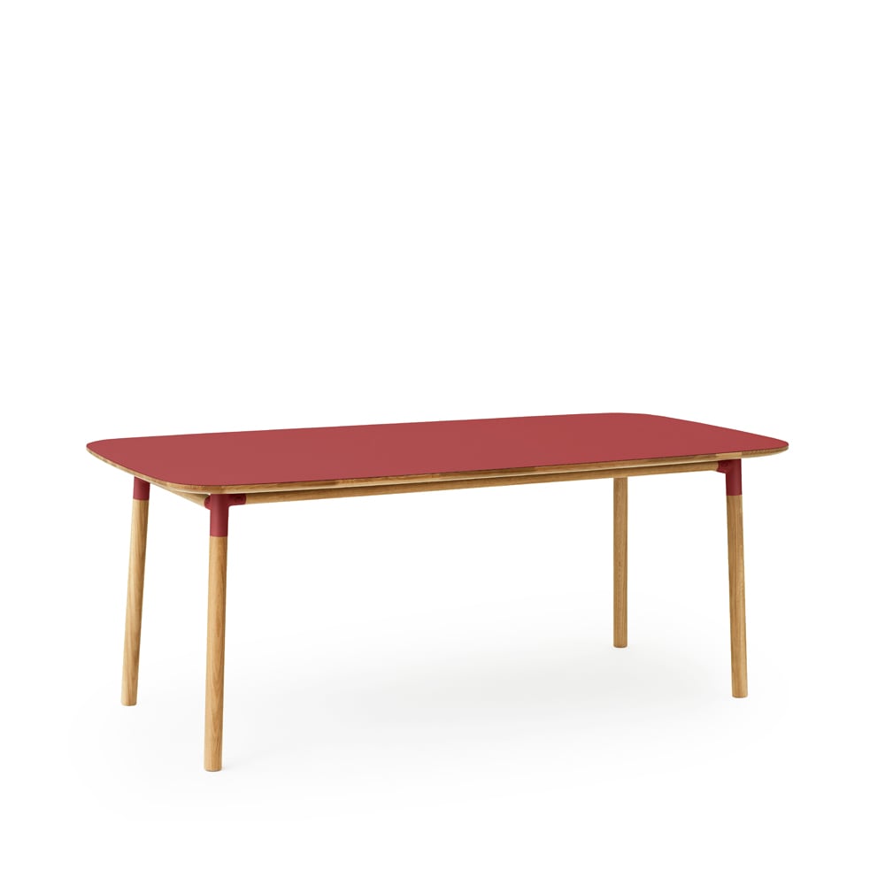 Bilde av Normann Copenhagen Form spisebord red eikeben 95 x 200 cm