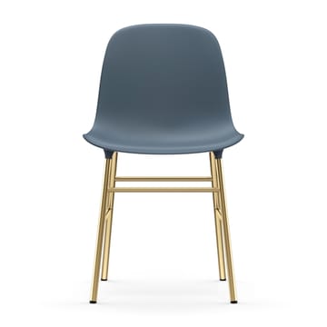 Form stol messingsbein - Blå - Normann Copenhagen