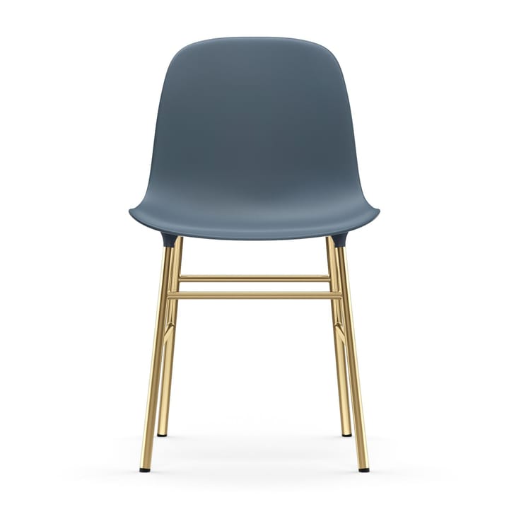 Form stol messingsbein, Blå Normann Copenhagen
