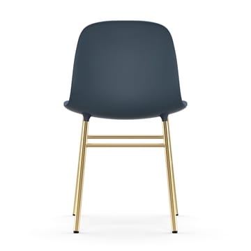 Form stol messingsbein - Blå - Normann Copenhagen
