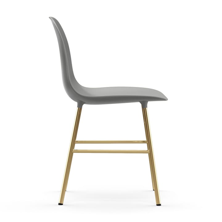 Form stol messingsbein, Grå Normann Copenhagen