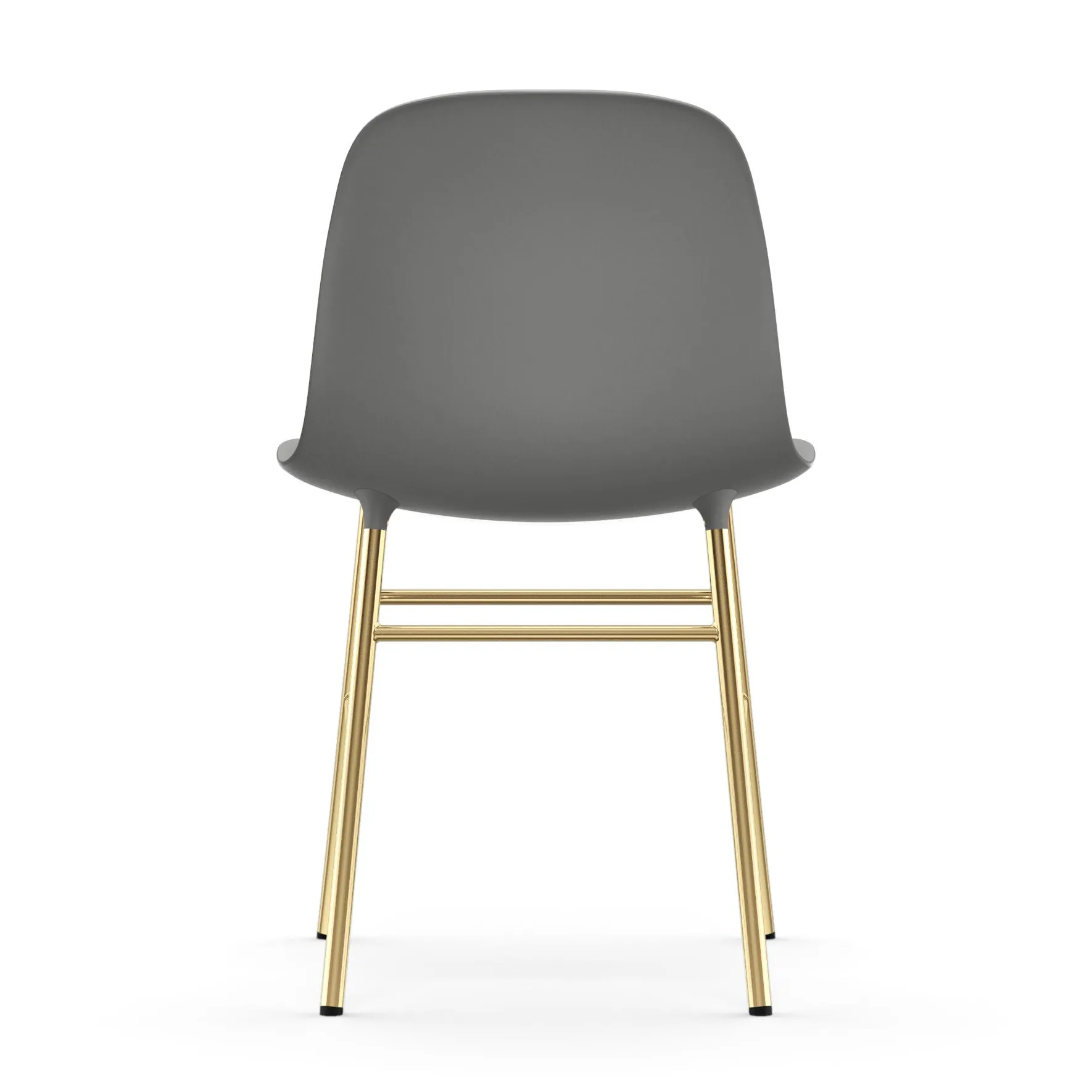 Form stol messingsbein, Grå Normann Copenhagen