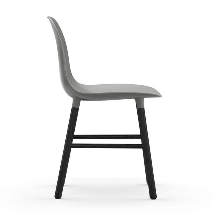 Form stol svart bein, Grå Normann Copenhagen