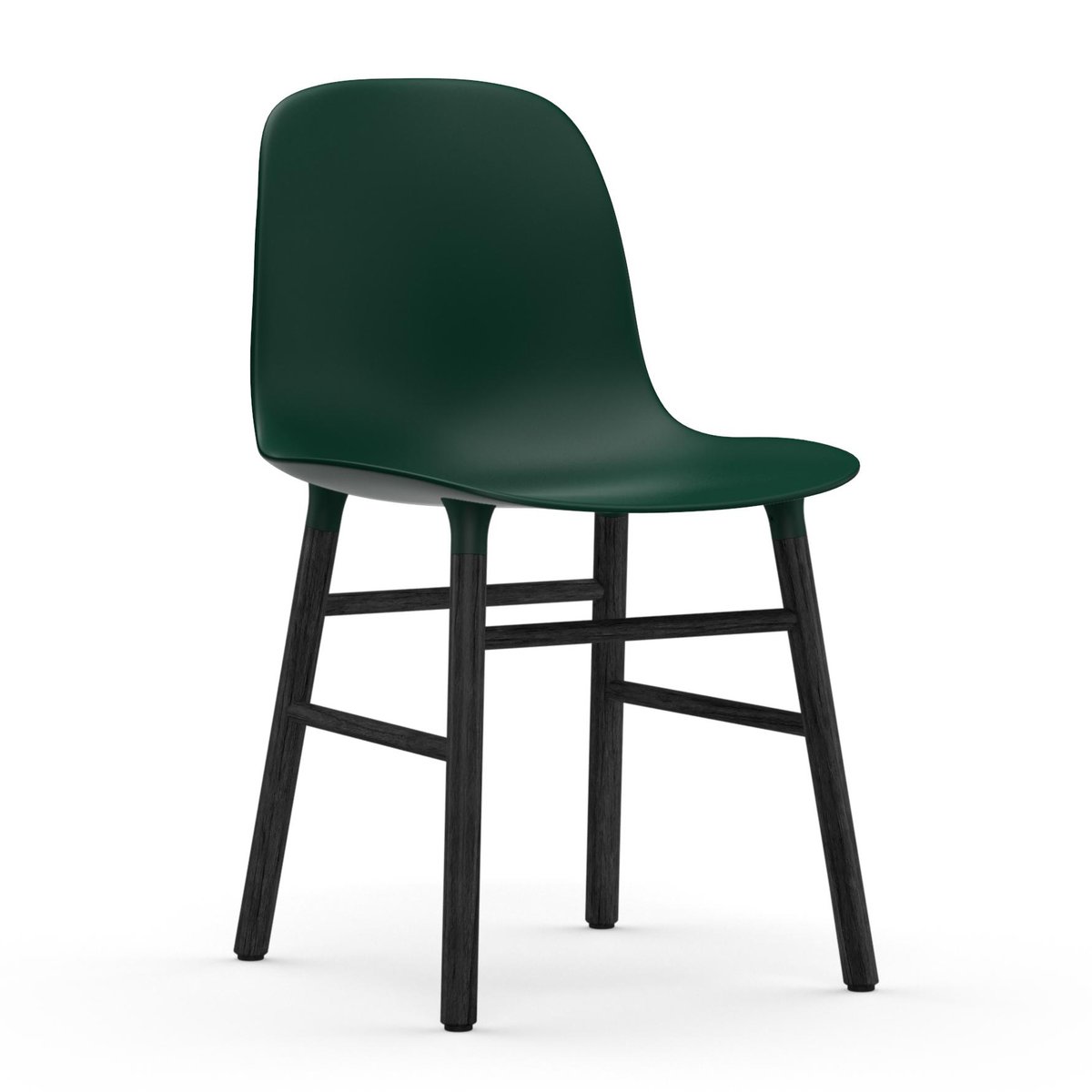 Normann Copenhagen Form stol svart bein Grnn | Skandinavisk Design | Stoler | Grønn