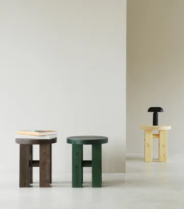 Fyr rund krakk 45 cm - Pine, Ø40x45 cm - Normann Copenhagen