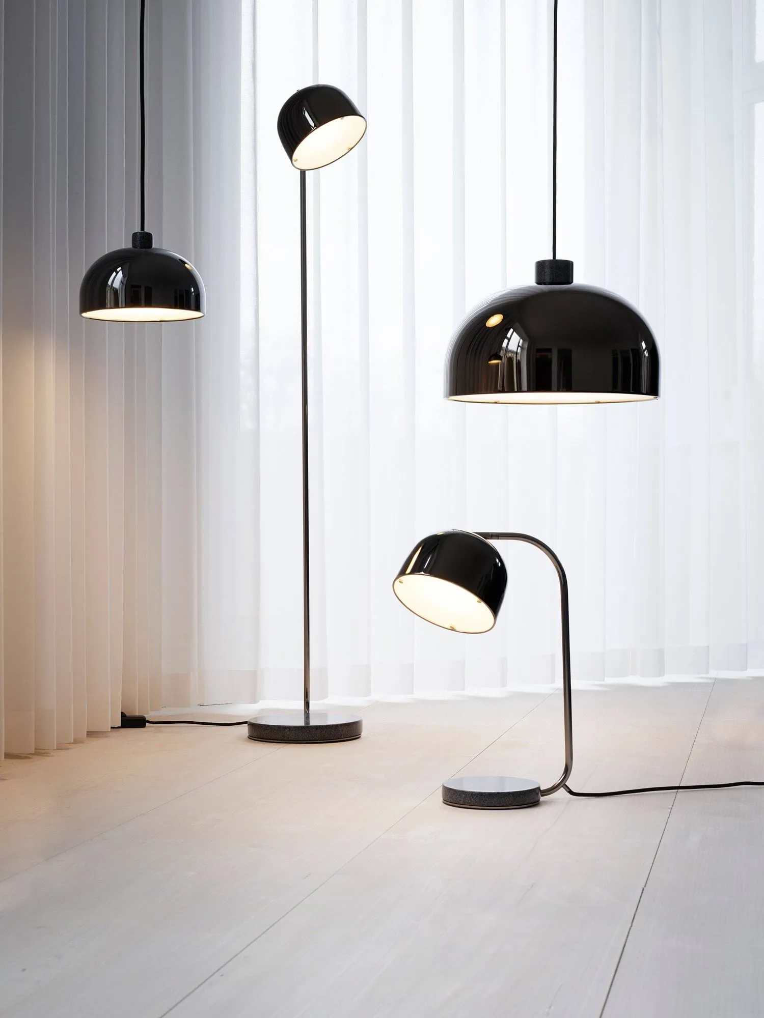 Grant pendel, black, liten- stål, granitt Normann Copenhagen