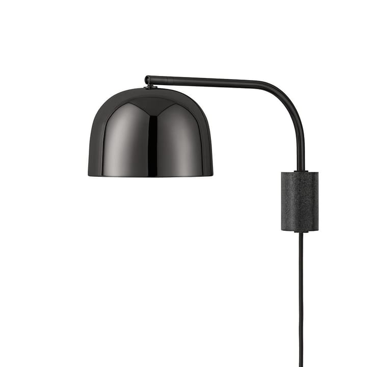 Grant vegglampe - black, liten- stål, granitt - Normann Copenhagen