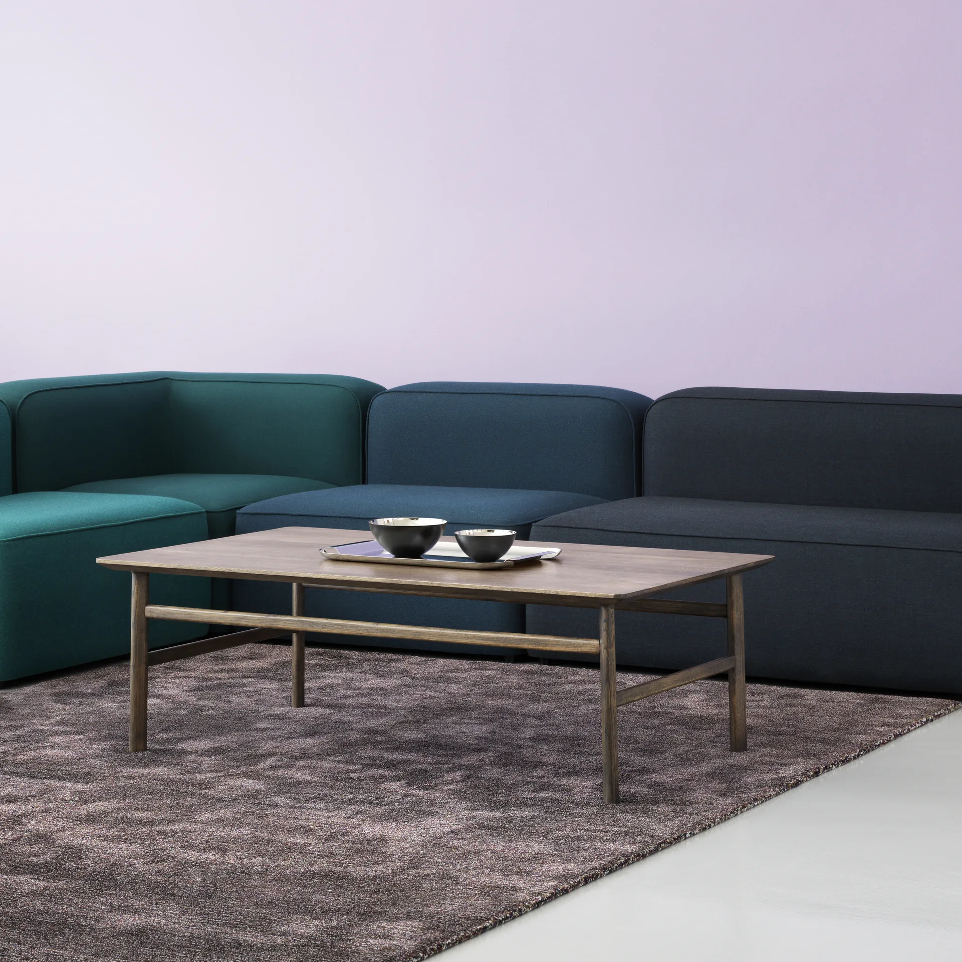 Grow salongbord, eik klarlakk, large Normann Copenhagen