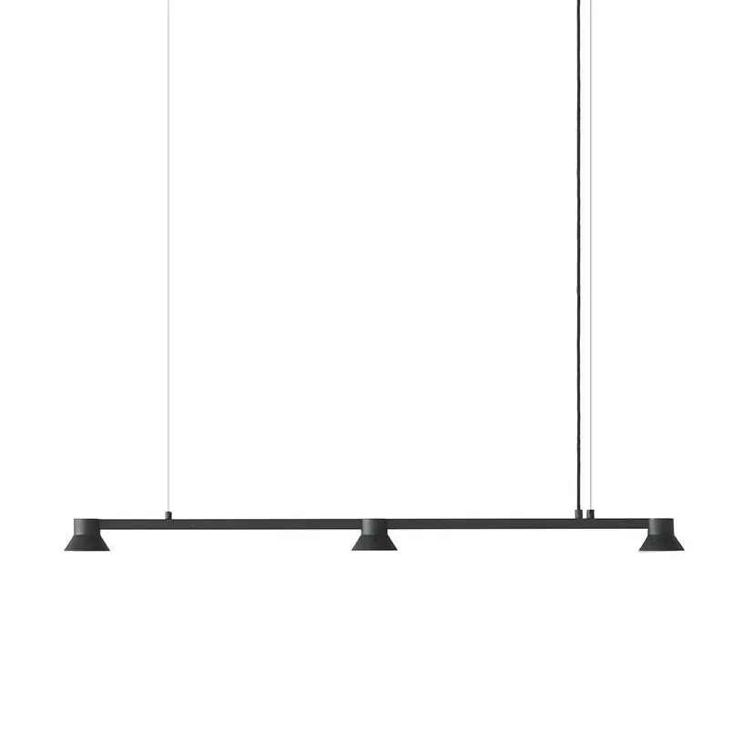 Hat taklampe lineær liten, Black Normann Copenhagen