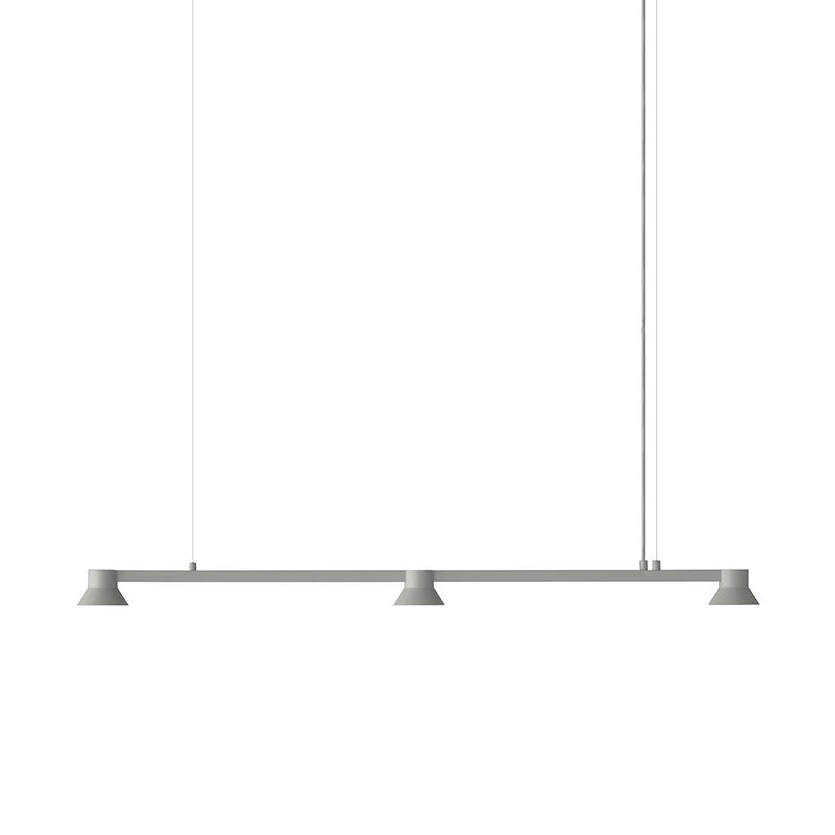 Bilde av Normann Copenhagen Hat taklampe lineær liten Warm grey
