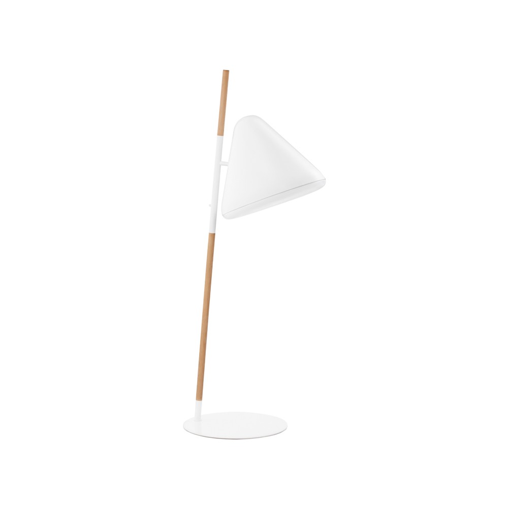 Bilde av Normann Copenhagen Hello gulvlampe white bøkestativ