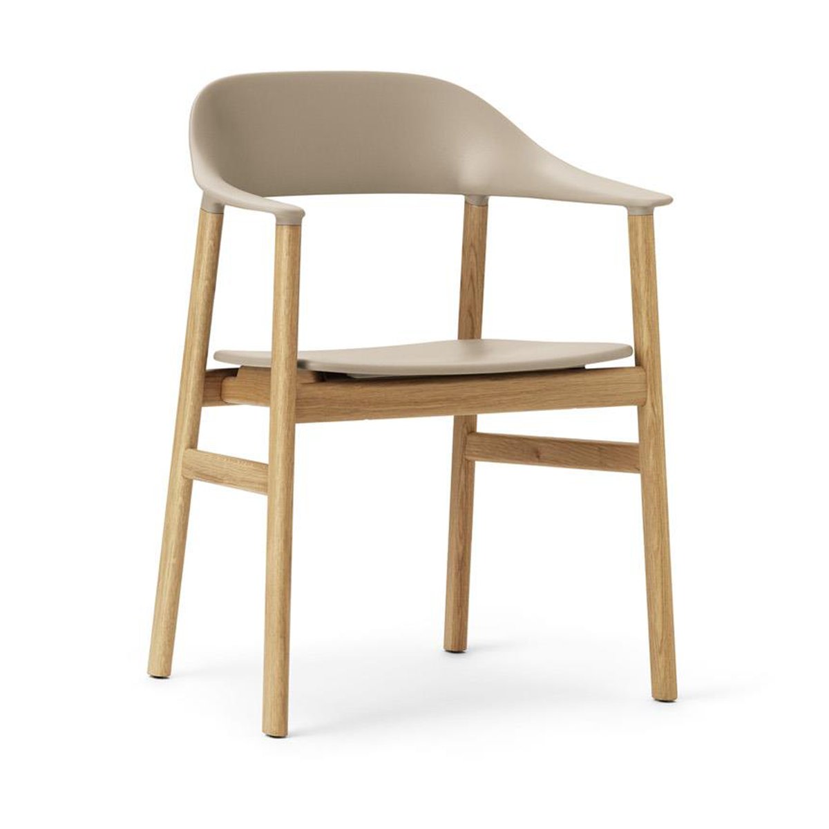 Normann Copenhagen Herit karmstol eik Sand | Skandinavisk Design | Stoler | Beige