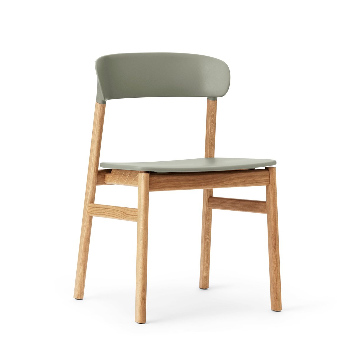 Normann Copenhagen Herit stol eik Dusty green (grønn)