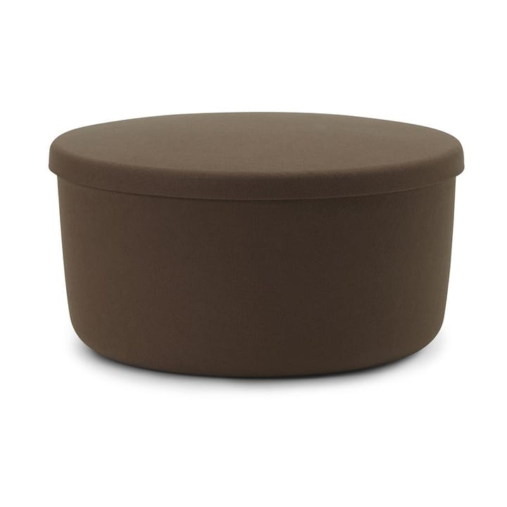 Hide Storage sittepuff stor, Brun Normann Copenhagen