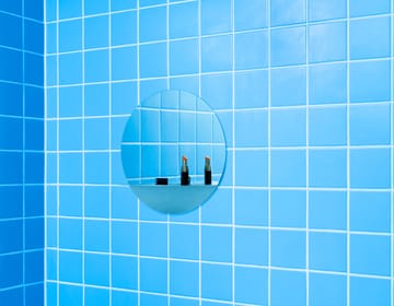 Horizon speil rundt - Rustfritt stål - Normann Copenhagen