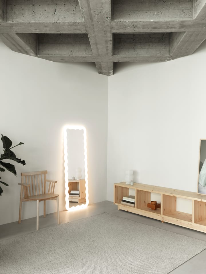 Illu speil 160x55 cm, Hvit Normann Copenhagen