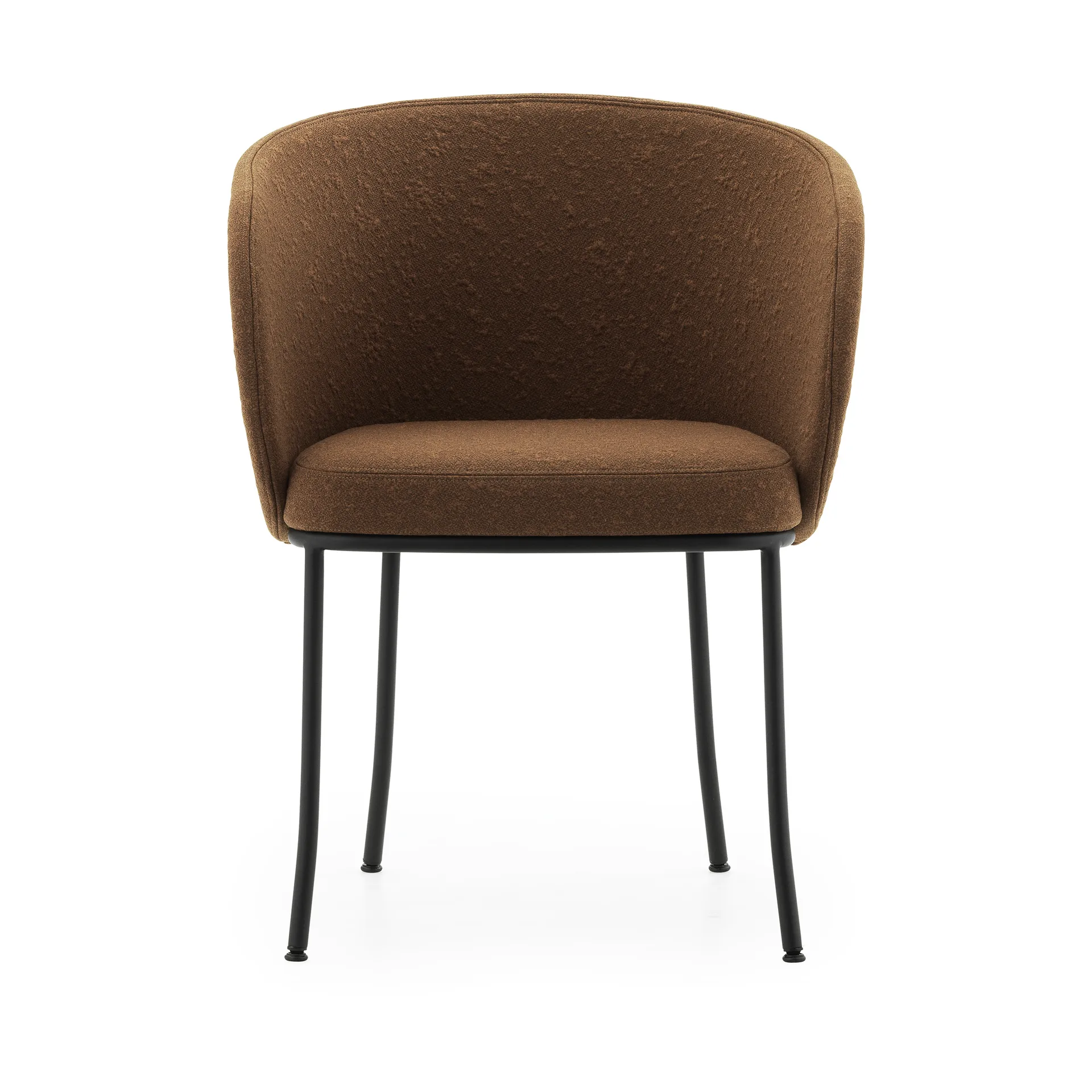 Knit karmstol, Brandy-black steel Normann Copenhagen