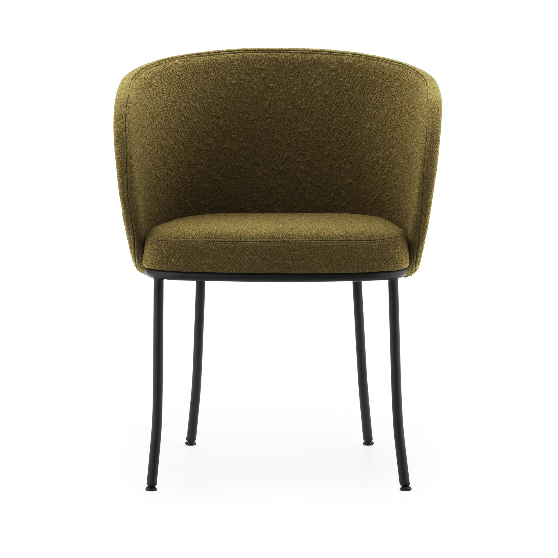 Knit karmstol, Olive-black steel Normann Copenhagen