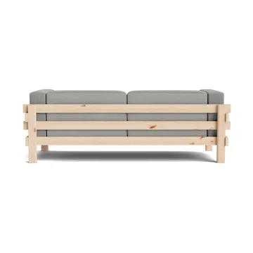 Kube sofa - Lakkert furu-stoff Remix 143 Grey, 220 cm - Normann Copenhagen