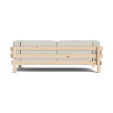 Kube sofa - Lakkert furu-stoff Remix 223 Beige, 220 cm - Normann Copenhagen