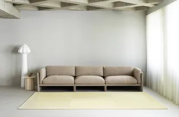 Level ullteppe - Light yellow, 170x240 cm - Normann Copenhagen