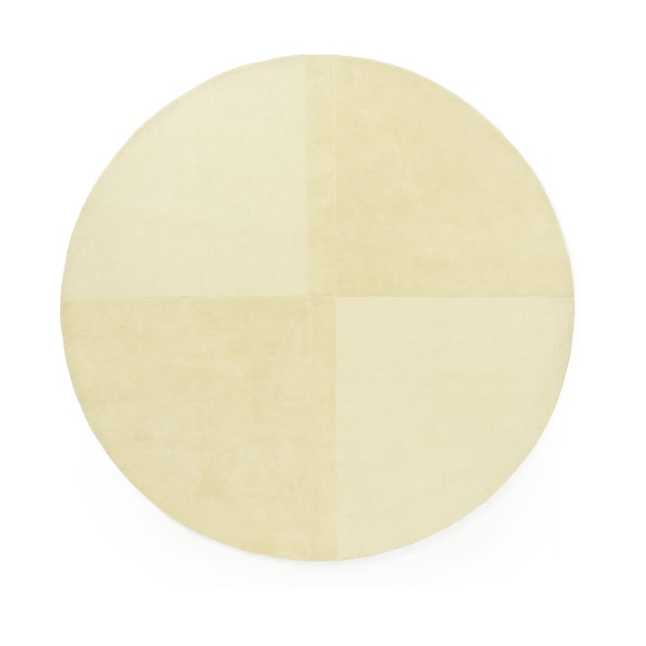 Level ullteppe rund - Light yellow, Ø280 cm - Normann Copenhagen