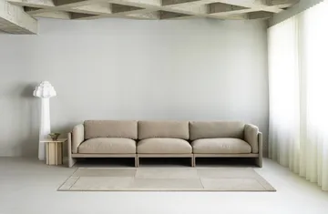 Level ullteppe - Warm grey, 200x300 cm - Normann Copenhagen