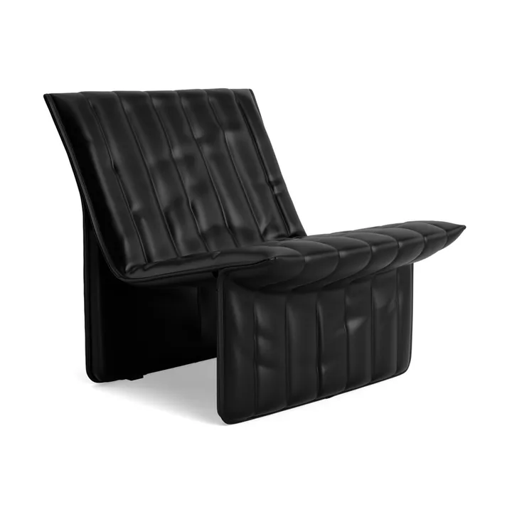 Limit loungestol - Lær Ultra 41599 svart - Normann Copenhagen